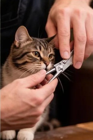 Стрижка кошки